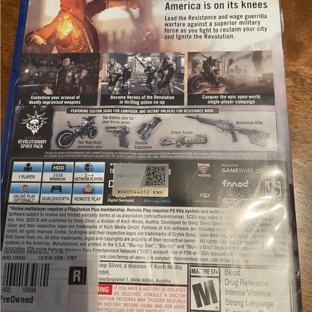 Homefront: The Revolution PS4 Game - Picture 2 of 3